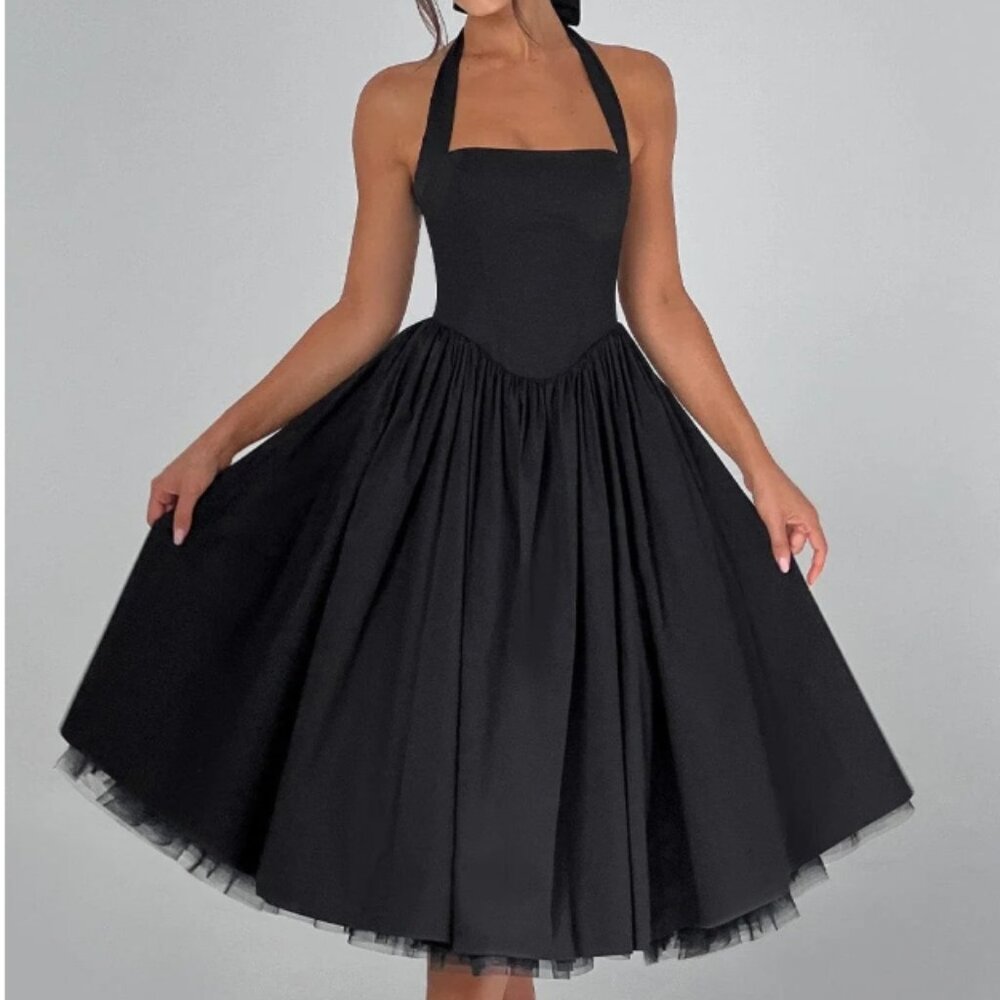 Babyboo Cressida Dress Size M Black